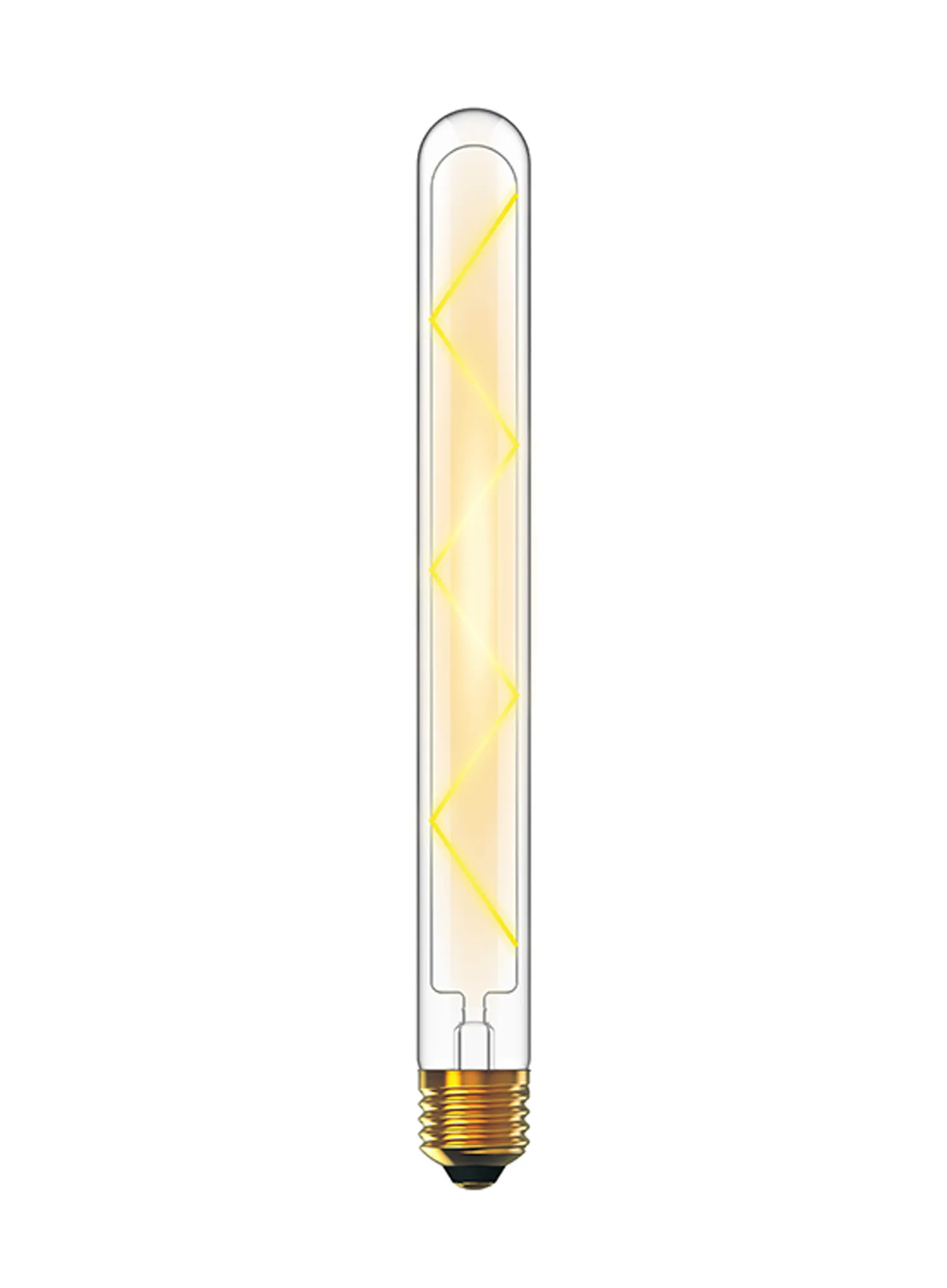 703391262  Classic Deco Tubular Z 280mm 6W E27 Dimmable 4000K 500lm